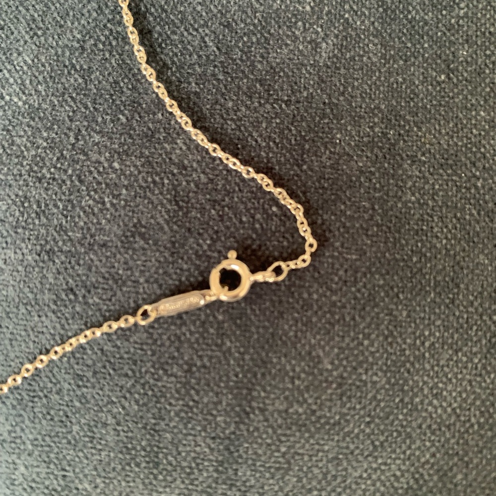 Tiffany & Co 1837 Interlocking Circles Pendant with Necklace. Sterling Silver. - Picture 4 of 6